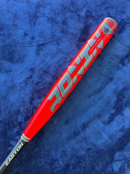 Red 2022 Easton Ronin Alloy Bat Alloy 27 oz 34" (Used)