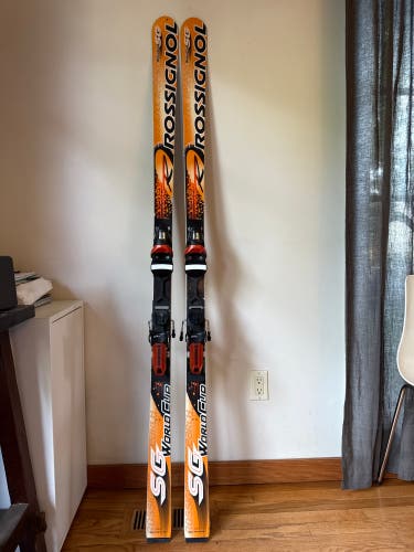 Unisex Rossignol SG 175 cm Racing Skis With Bindings Max Din 12 (Used)