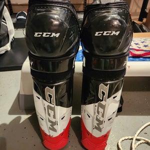 Senior CCM JetSpeed FT4 16" Shin Pads (Used)