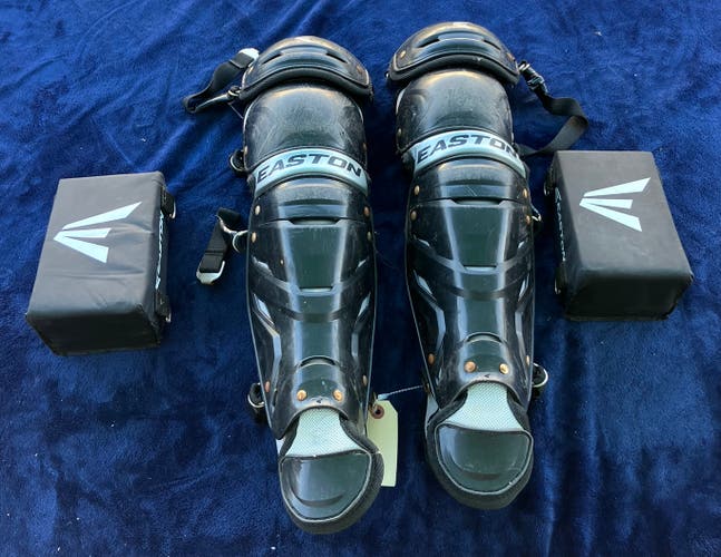 Black Youth Easton Gametime Catcher's Leg Guard (Used)