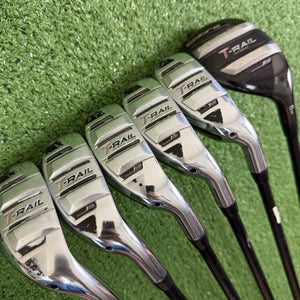 Cobra T-Rail 2021 5H 6-9 SW Hybrid Iron Set 45g Ultralite Womens Ladies Flex