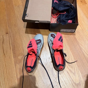 Adidas Predator Elite FG Cleats - Platinum Metallic /Aurora Black / Carbon -  Men's Size 10