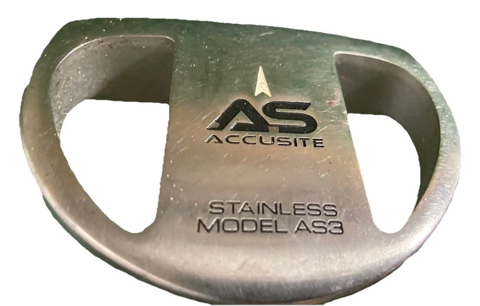 Maltby AS3 AccuSite Mallet Putter RH Steel 33 Inches With New Oversize Grip Nice