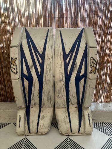 Used 35" +1 Brian's Regular G-Netik 8.0 Goalie Leg Pads