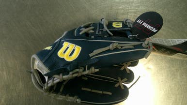New Wilson A1000 DP15 BB/SB Glove RH Throw Navy Blue And Grey 11 1/2" 11868-WILWBW101442115