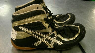 Used Asics Wrestling Shoes Black Senior 8 11868-S000066200