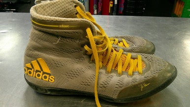 Used Adidas Wrestling Shoes Grey Senior 6.5 11868-S000066203