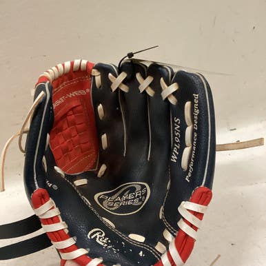 Used Rawlings WPL95NS BB/SB Glove RH Throw Navy Blue And Red 9 1/2" 11725-S000493116