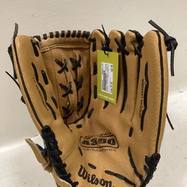 Used Wilson A0360TRES14 BB/SB Glove RH Throw Black And Tan 14" 11725-S000491923