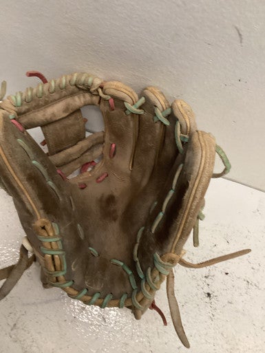 Used Rawlings PRO204W-2GW BB/SB Glove RH Throw Silver 11 1/2" 11443-S000198999