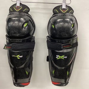Used Bauer VAPOR 2X PRO Senior Shin Guards Black 13" 11851-S000039363