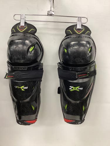 Used Bauer VAPOR 2X PRO Senior Shin Guards Black 13" 11851-S000039363