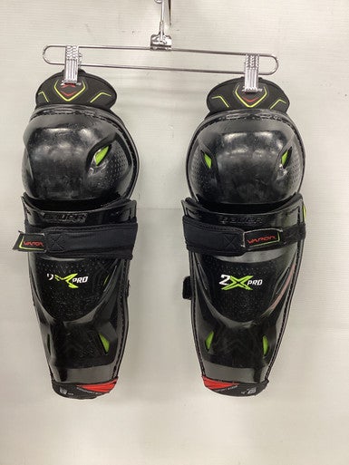 Used Bauer VAPOR 2X PRO Senior Shin Guards Black 13" 11851-S000039363