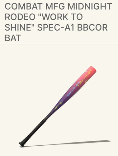 2025 Combat MFG Spec A1 Alloy BBCOR Certified Bat (-3) 29 oz 32" Limited 1801/5000