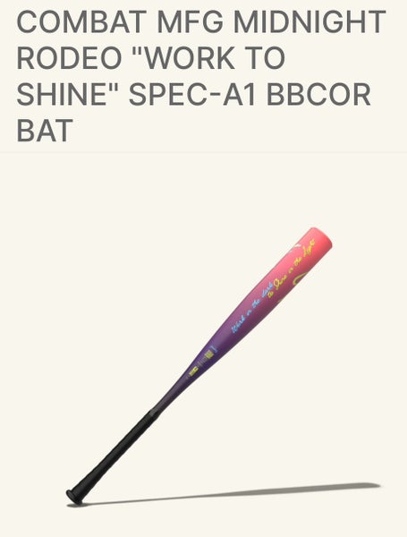 2025 Combat MFG Spec A1 Alloy BBCOR Certified Bat (-3) 29 oz 32" Limited 1801/5000