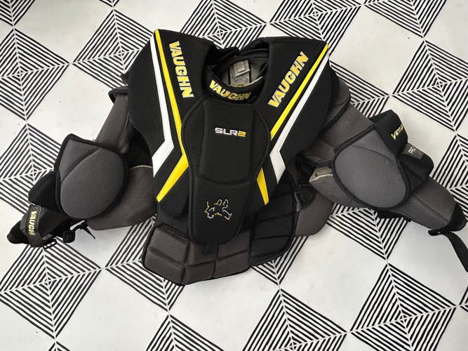 Used Large Vaughn Pro Stock Ventus SLR2 Goalie Chest Protector