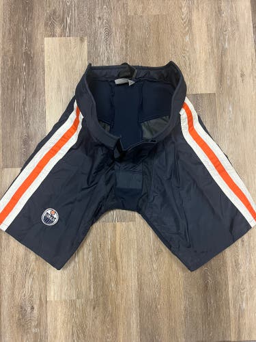 CCM PP90 Medium Pant Shell Pro Stock Edmonton Oilers Navy/Orange/White