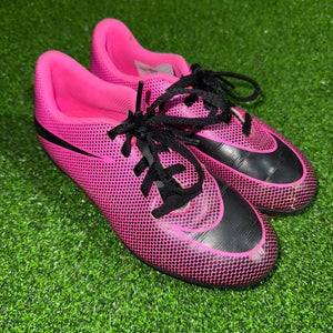 Pink Kids 1Y (Big Kids / Youth) Nike Molded Cleats Cleats (Used)