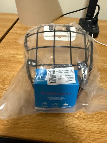 Bauer medium true vision profile II black cage (new)