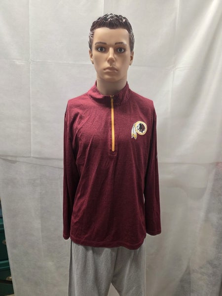 Washington Redskins Majestic 1/4 Zip Jacket L NFL