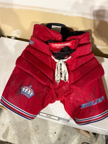 Senior Large 2024 Bauer Pro Hockey Goalie Pants Pro Stock (Used)