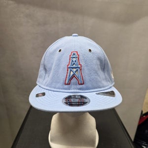 NWS Houston Oilers New Era Retro Crown 9fifty Strapback Hat NFL