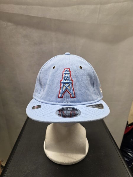 NWS Houston Oilers New Era Retro Crown 9fifty Strapback Hat NFL