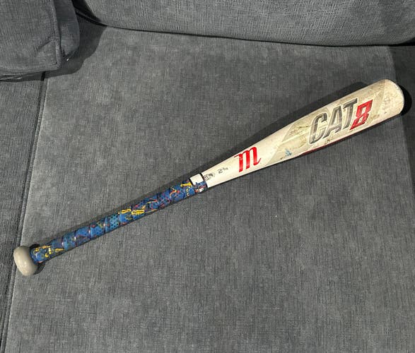 2019 Marucci CAT8 Alloy USSSA Certified Bat (-10) 17 oz 27" (Used)
