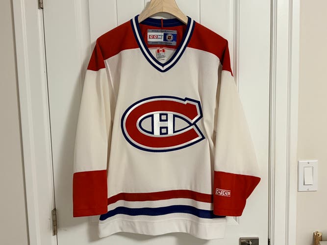 Authentic Vintage CCM Montreal Canadiens Habs Jersey Size Small