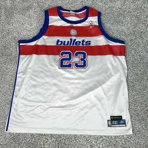 Washington Bullets Jersey Mens 4XL NBA Basketball Michael Jordan 23 Reebok Top