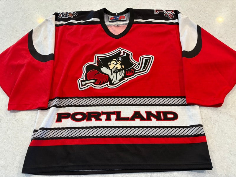 Red XL Portland Pirates Jersey (Used)