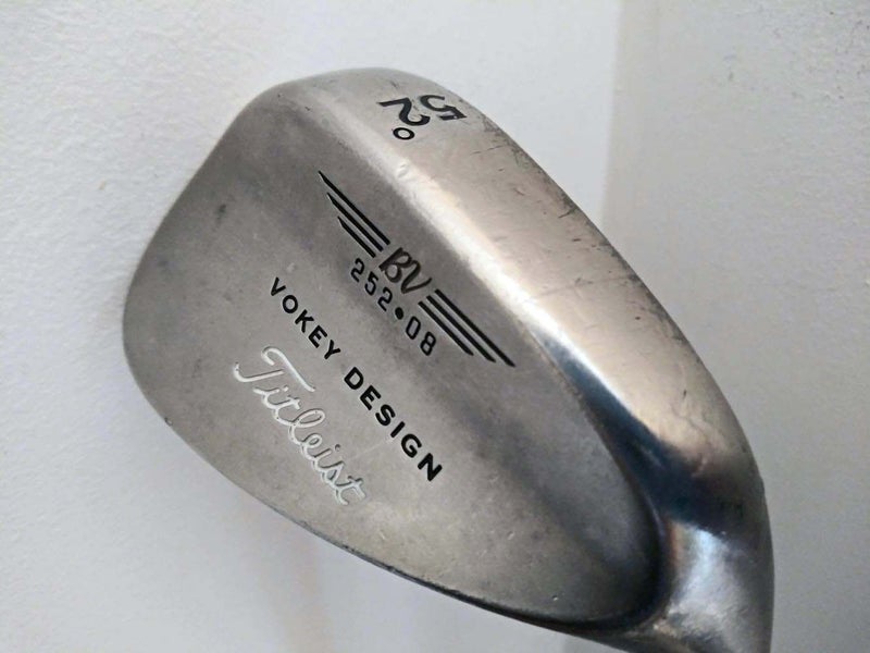 Titleist Vokey Black Nickel 200 Series Gap Wedge 52* 08* (Steel Stiff) GW Golf