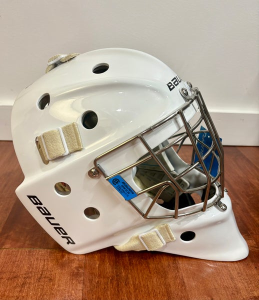 S25 Bauer Profile 950 Certified Goalie Mask - Sr Large - White (New)