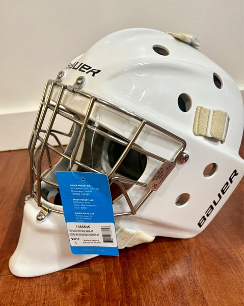 Brand New S25 Bauer Profile 950 Certified Goalie Mask - Sr Large - White (New)