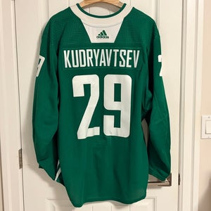 Authentic Adidas Vancouver Canucks Kirill Kudryavtsev Practice Jersey Size 58