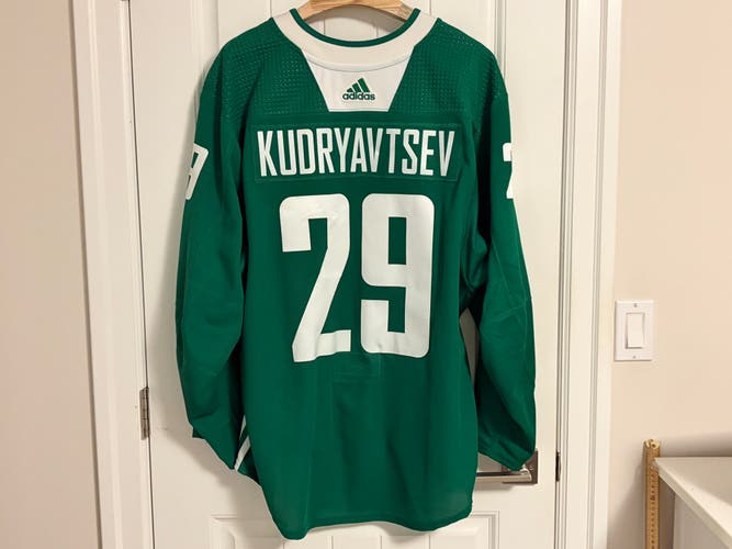 Authentic Adidas Vancouver Canucks Kirill Kudryavtsev Practice Jersey Size 58