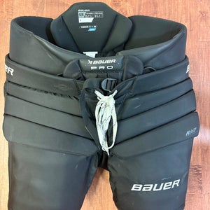 S23 Senior XXL Bauer Pro Hockey Goalie Pants Black (Lightly Used, 2024 Purchase)