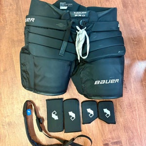 S23 Bauer Pro Hockey Goalie Pants Black Senior XXL (Lightly Used, 2024 Purchase)