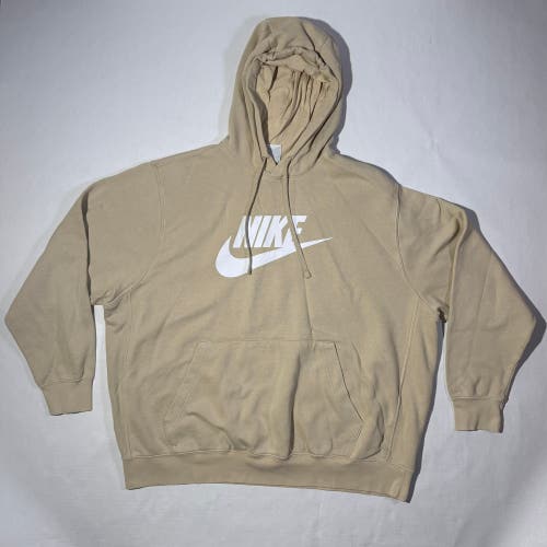 Men's XXL Nike Tan Sweatshirt (Used)