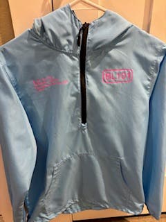 Baseball Lifestyle 101 Baby Blue Boys XL Windbreaker (Used)