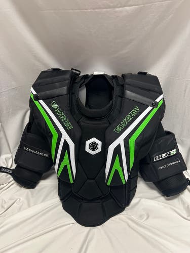 Large Vaughn SLR4 Pro Carbon Goalie Chest Protector (Used)
