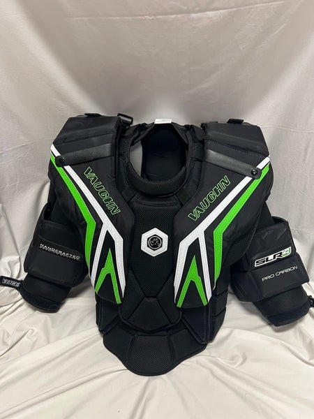 Large Vaughn SLR4 Pro Carbon Goalie Chest Protector (Used)