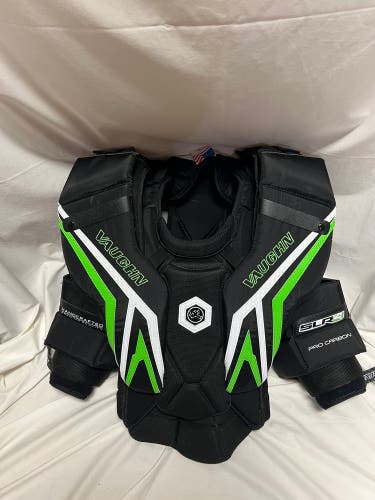 Large Vaughn SLR4 Pro Carbon Goalie Chest Protector (Used)