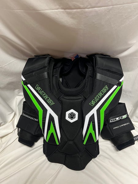 Large Vaughn SLR4 Pro Carbon Goalie Chest Protector (Used)