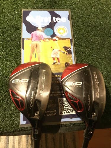 Cobra Bio Cell Hybrids Set (19.5* 3-4H & 23.5* 4-5H) Regular 62g Graphite Shafts