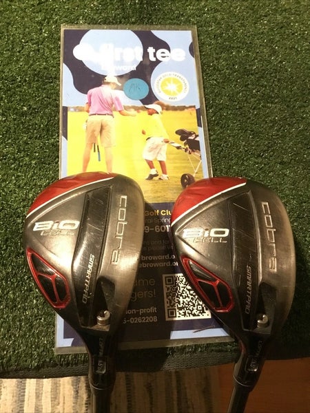 Cobra Bio Cell Hybrids Set (19.5* 3-4H & 23.5* 4-5H) Regular 62g Graphite Shafts