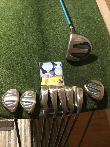 Tommy Armour Ladies Silver Scot Full Set (D, 3W, 4H, 5H, 7-PW-SW) TA-25 Graphite