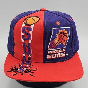 Vintage Rare Phoenix Suns NBA Sports Slam Dunk Big Logo Sports Hat Vtg Snapback