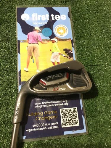 Ping Left Handed G20 Yellow Dot 6 Iron Stiff TFC 169 I Graphite Shaft (37.75)
