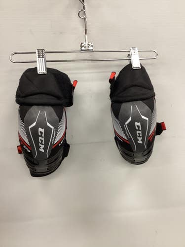 Used CCM JETSPEED FT370 Senior Shin Guards Black 13" 11851-S000039325